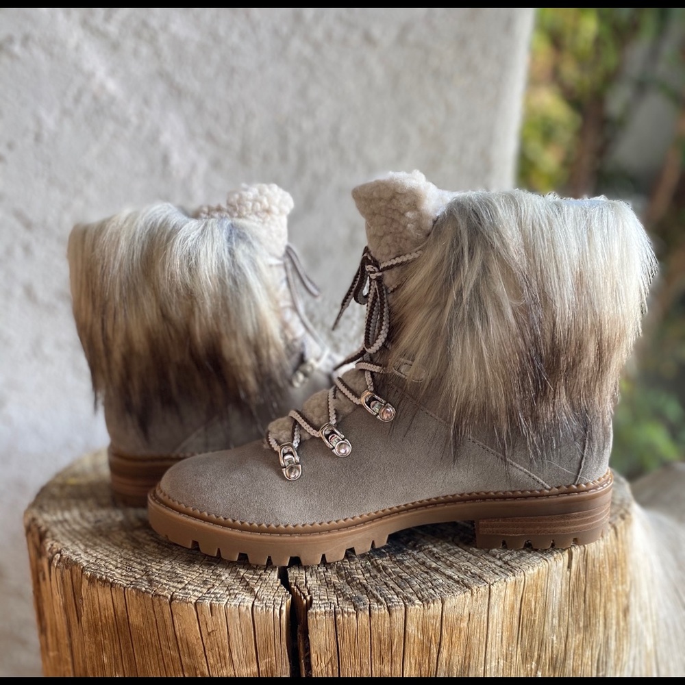 Nine West Alex Faux-Fur Booties Retail Value 139 - Picture 4 of 6
